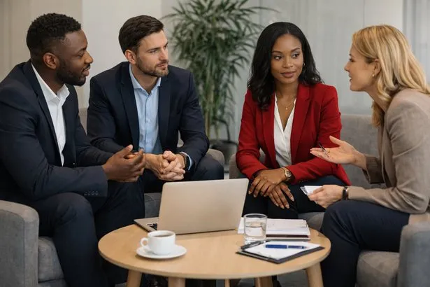 Une séance de travail entre l'équipe du Cabinet FPA et ses clients